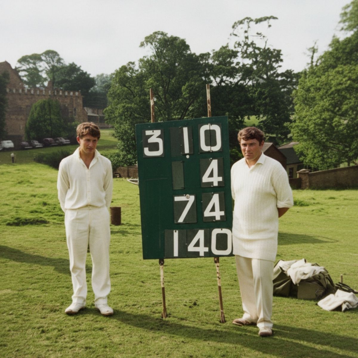 Sennocke Cricket Club legends Tapper and Franks